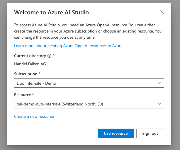How to setup an Azure OpenAI service - Duo Infernale the Blog
