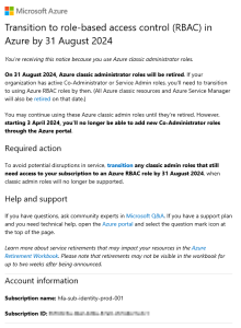 How to migrate classic co-administrator roles to RBAC