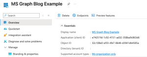 Microsoft Graph Bicep – Part 3
